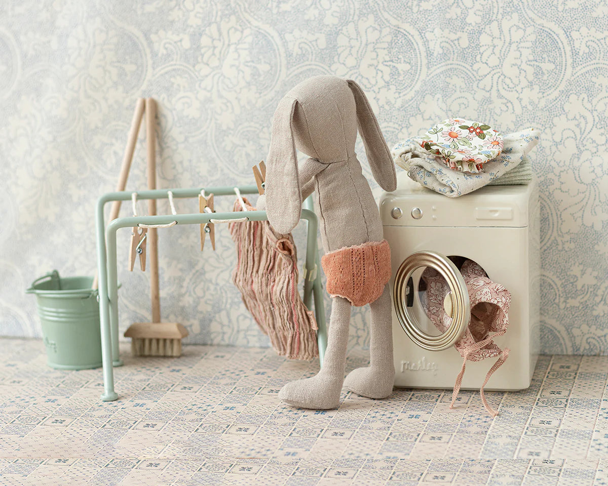 Miniature Bucket and Mop | Dollhouse Miniatures