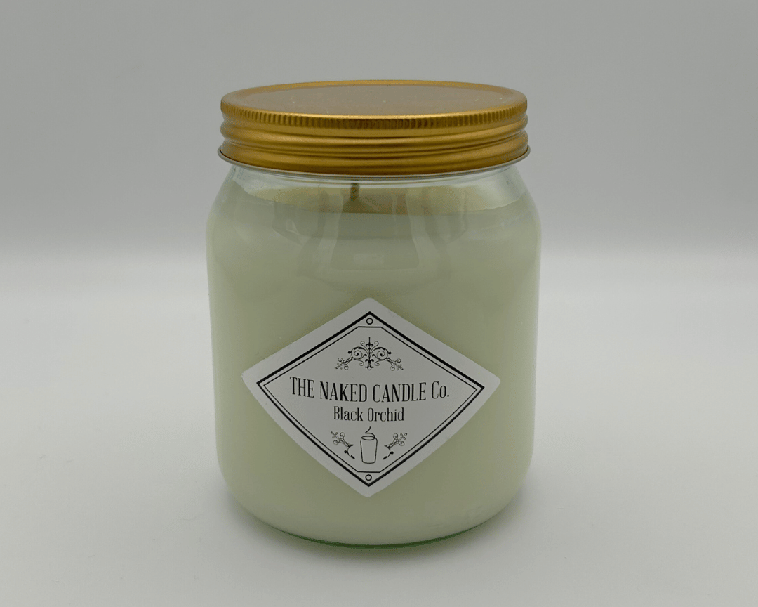 Black Orchid Scented Jar Candle