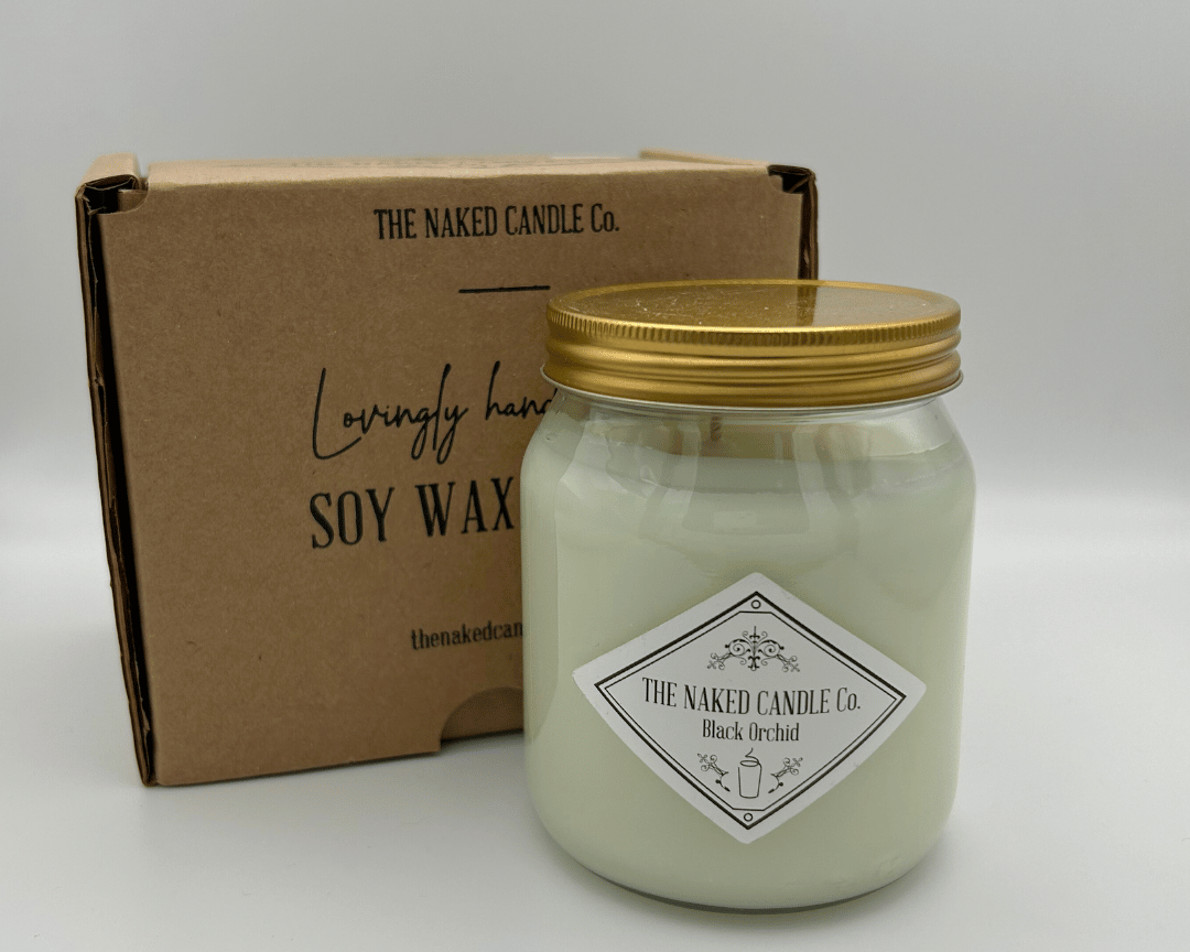 Black Orchid Scented Jar Candle