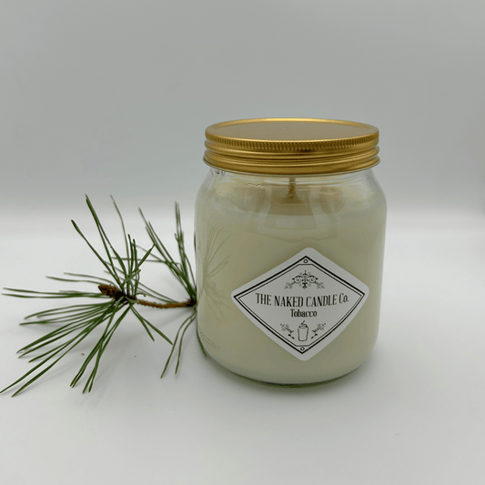 Tobacco Scented Jar Candle