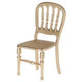 Gold Mouse Size Dinning Chair | Dollhouse Miniatures