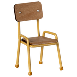 Maileg Chair Mouse - Yellow | Dollhouse Miniatures