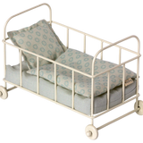 Maileg Cot Bed Micro Blue | Dollhouse Accessories