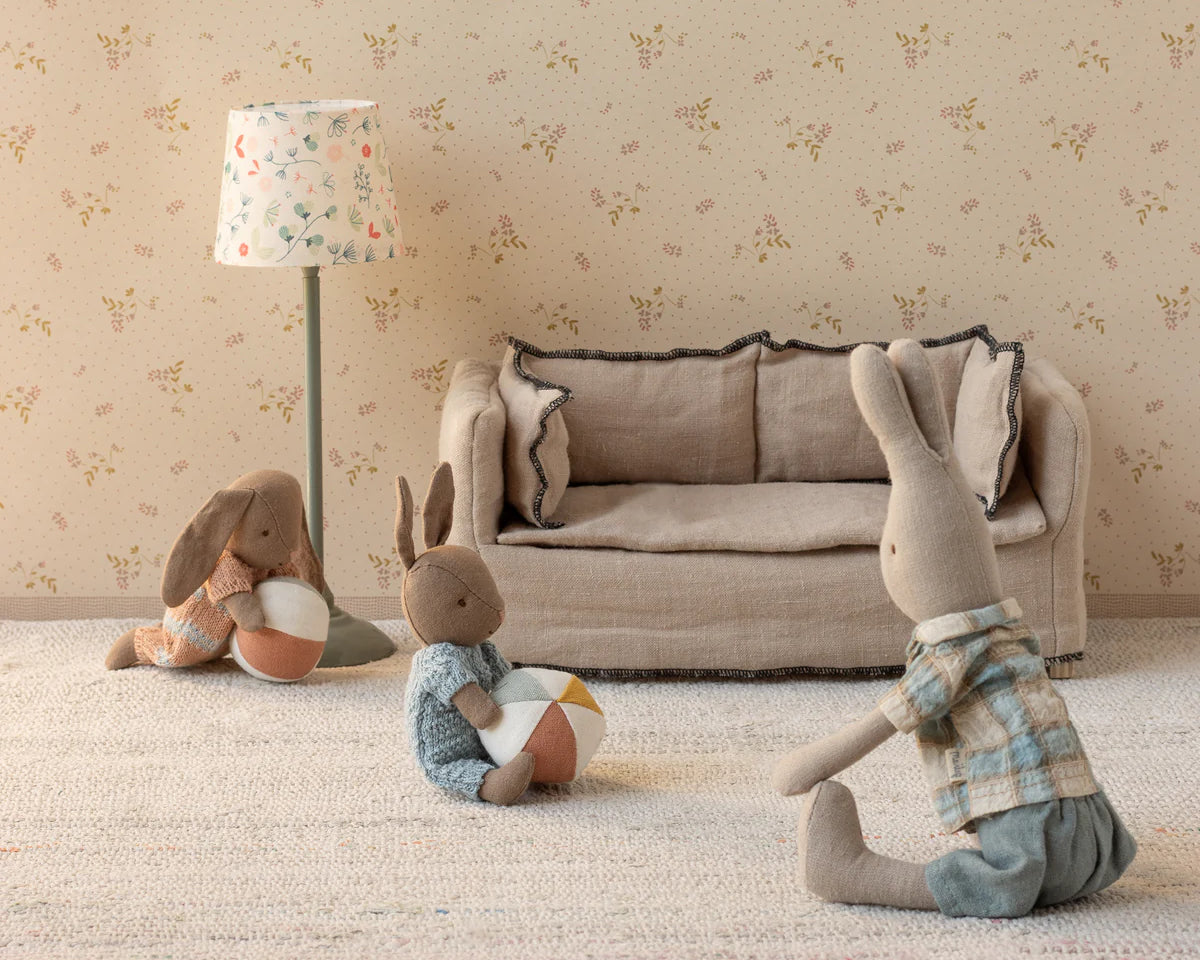 Bunny set, Micro - Brown - Dusty rose