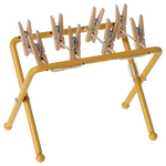 Maileg Mouse size drying rack with mini pegs | Dollhouse Miniature Furniture