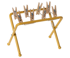 Maileg Mouse size drying rack with mini pegs | Dollhouse Miniature Furniture