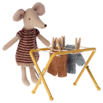 Maileg Mouse size drying rack with mini pegs | Dollhouse Miniature Furniture