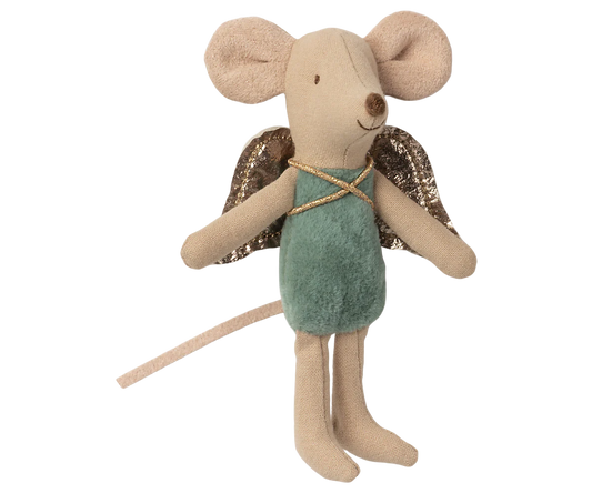 Maileg little brother/sister size angle mouse | Collectable Heirloom Toys