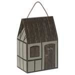 Maileg Mint House gift bag with opening window and door | collectable heirloom toys