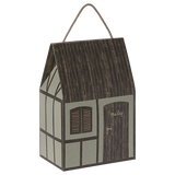 Maileg Mint House gift bag with opening window and door | collectable heirloom toys