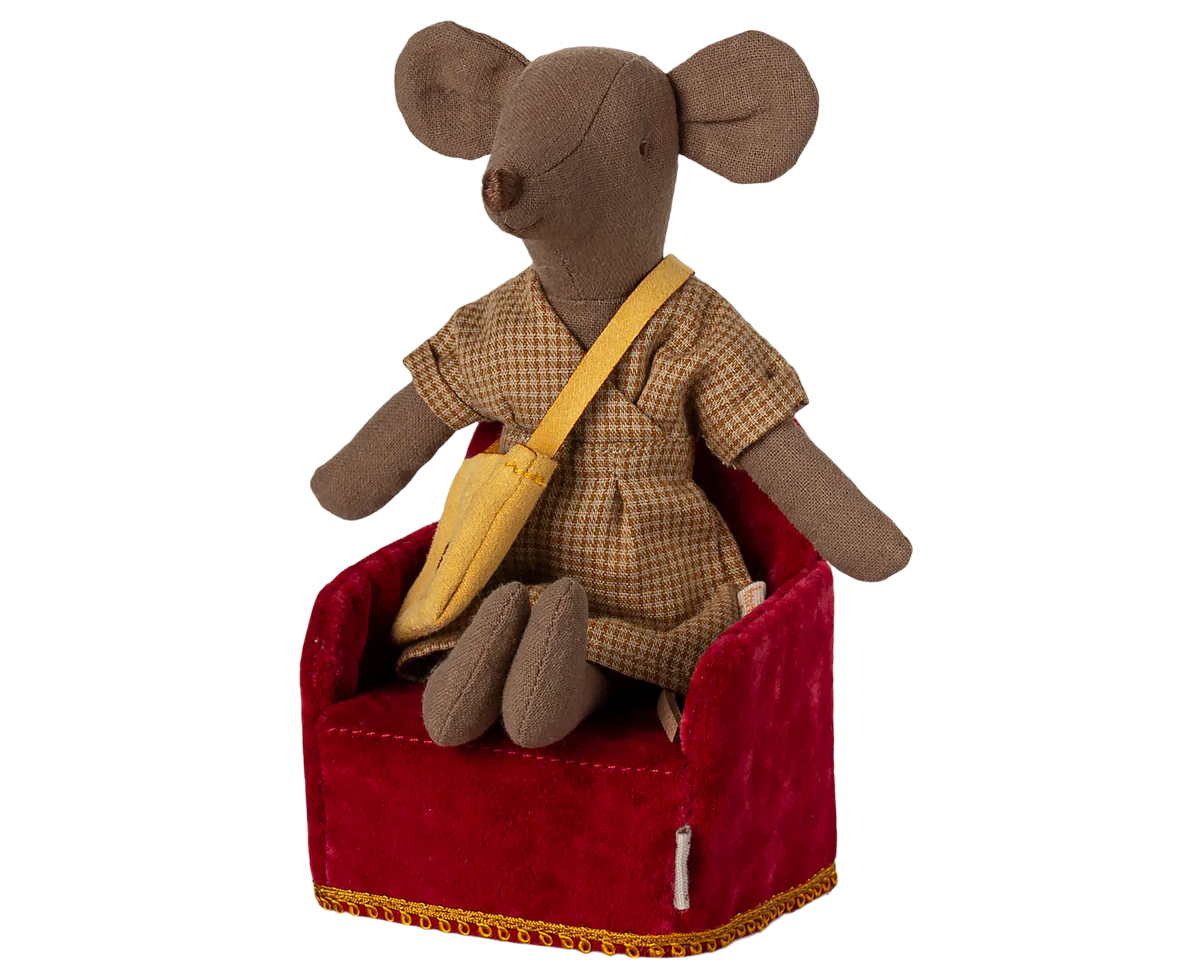 Folding Chair, Mouse - Red