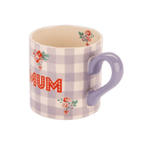 Cath Kidston Gingham Mum Shortie Mug