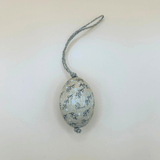 Hanging Wooden Egg - Leaves
