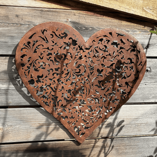 Rusty Wall Plaque - Heart