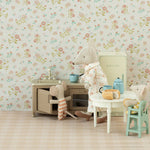 Maileg High Chair, Mouse - Mint | Dollhouse Miniatures