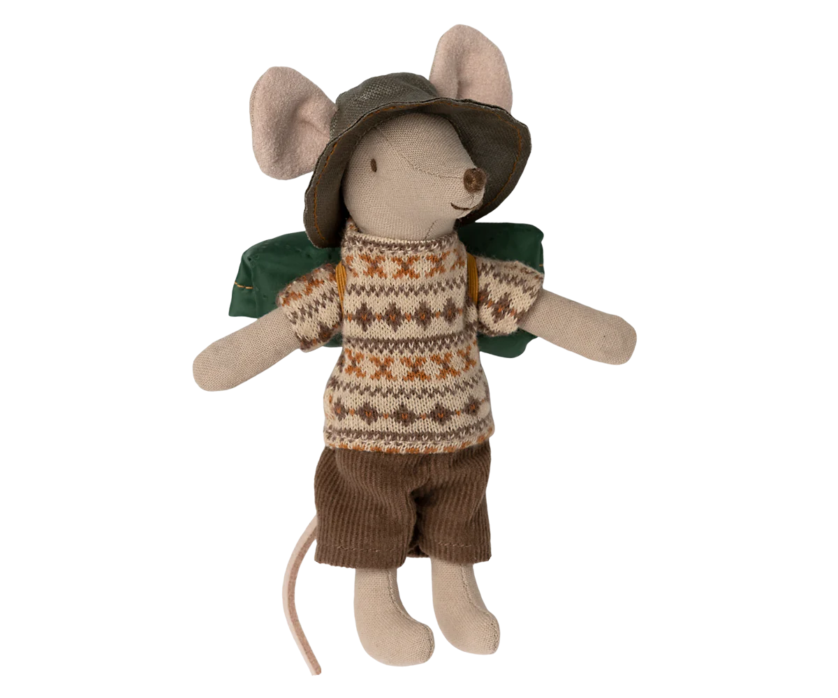 Maileg Big Brother Hiker Mouse | Collectable Heirloom Toys