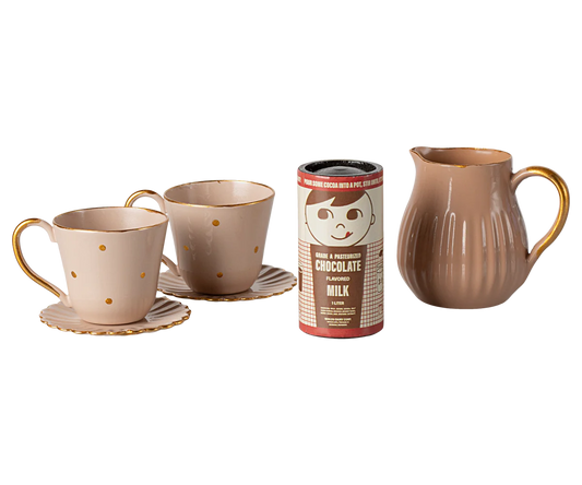 Maileg Hot chocolate set, Mini | Dollhouse Miniatures