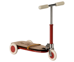 Maileg Kick Board, Mouse - Red | Dollhouse Miniatures