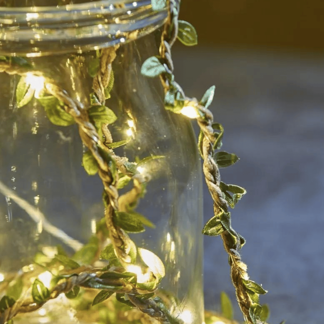 battery powered string light - leaves and twine | Indoor Lights