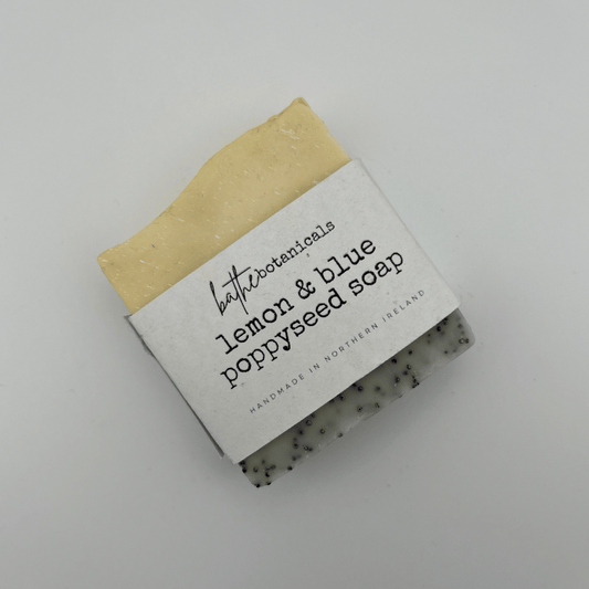 Lemon & Blue Poppyseed Soap