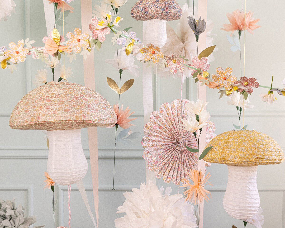 Meri Meri x Liberty Mushroom Lanterns
