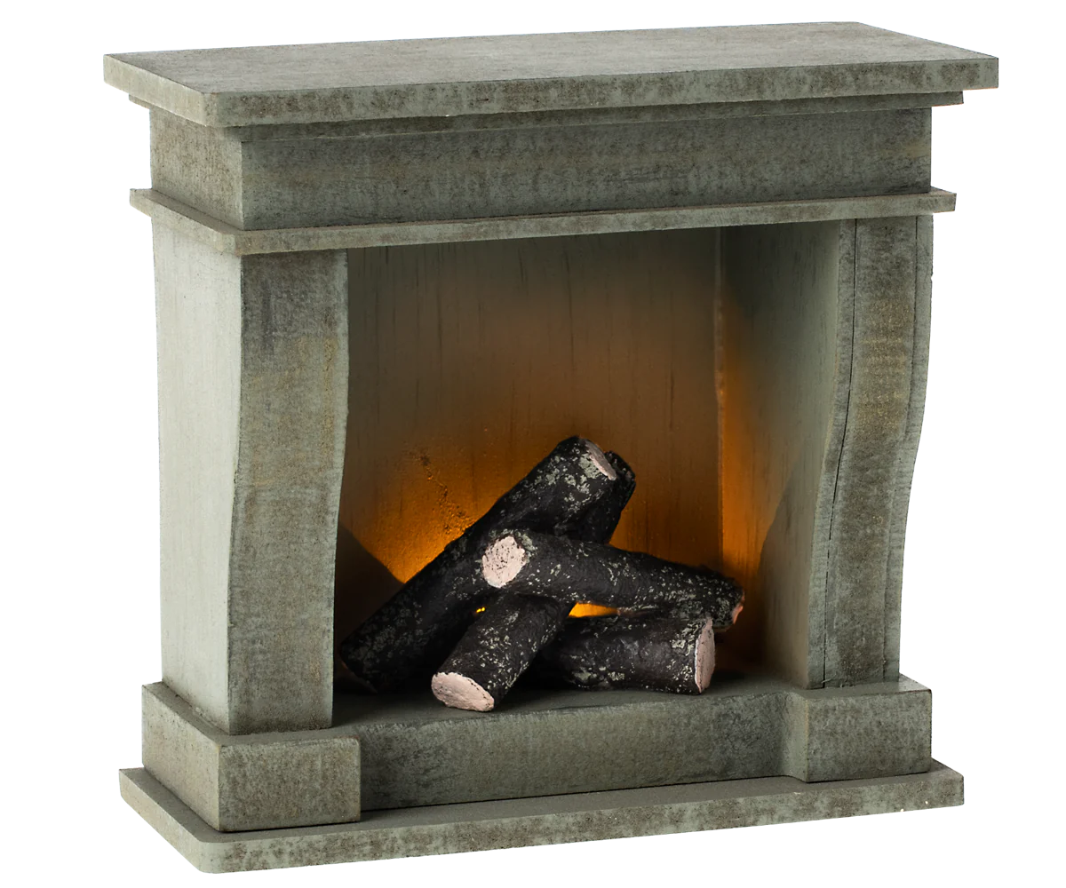 Maileg Miniature Fireplace | Collectable Dollhouse Furniture