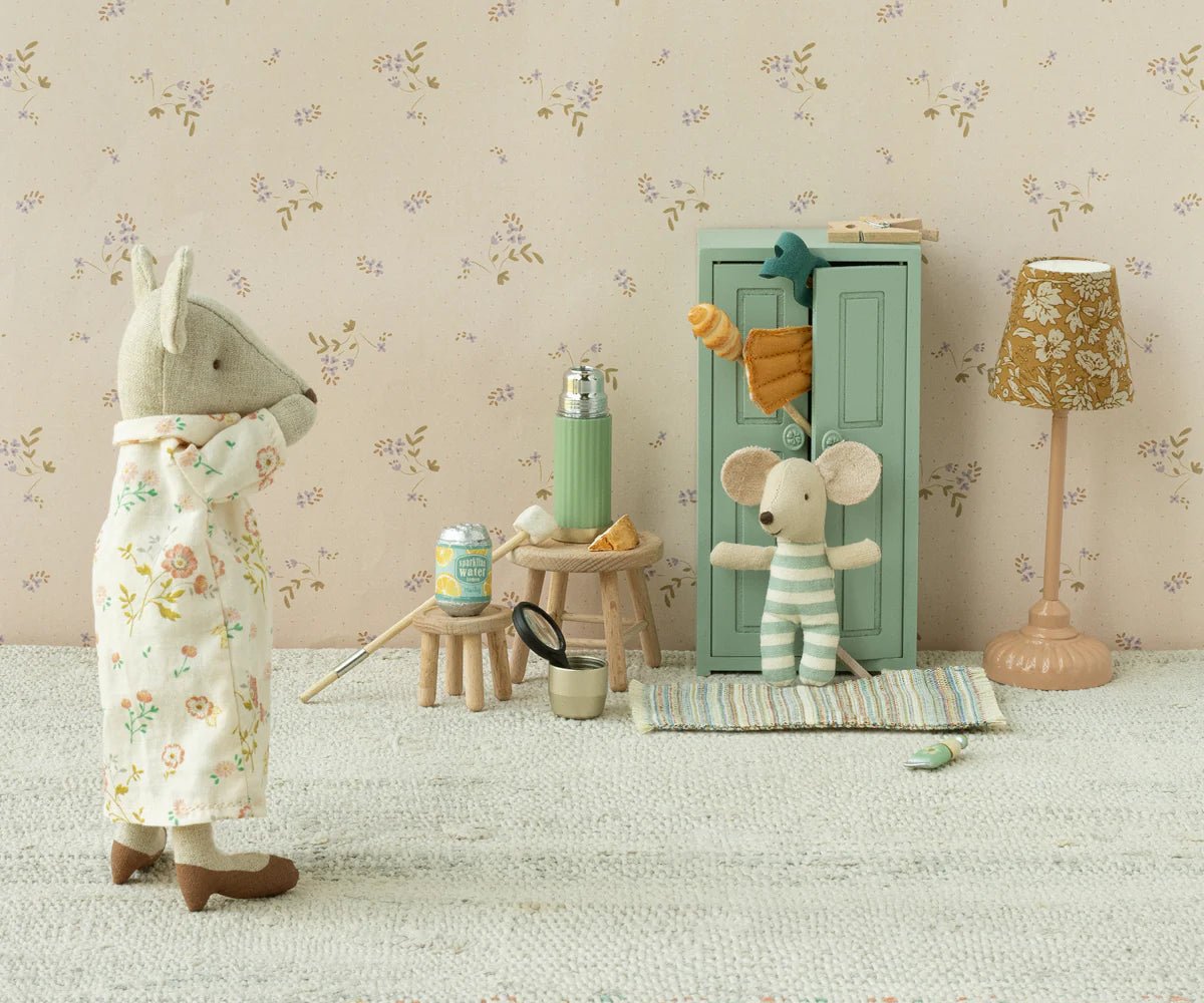 Maileg Closet, Mouse - Soft Blue | Dollhouse Furniture