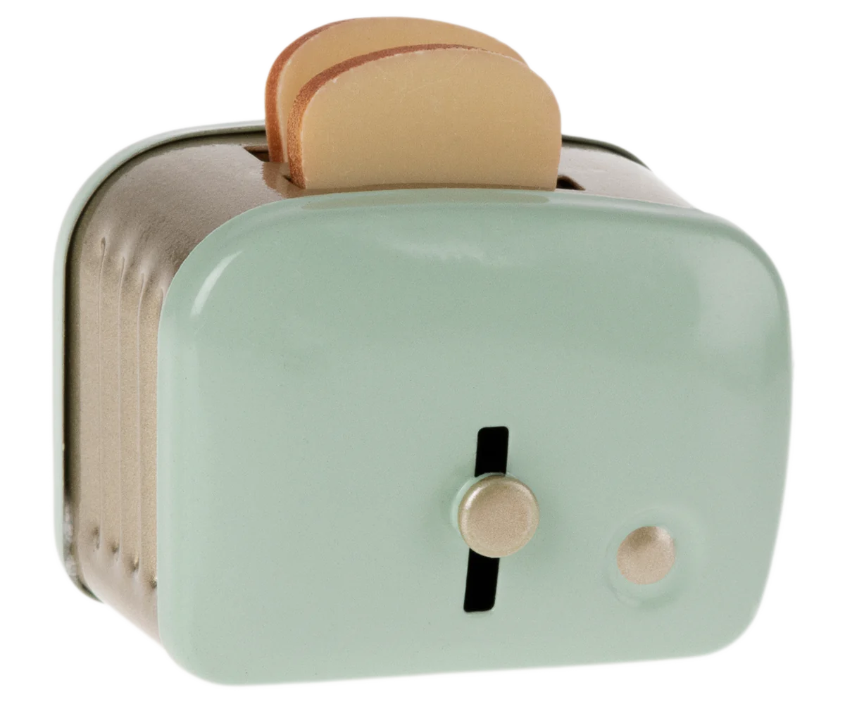 Maileg Miniature Toaster Mint | Dollhouse Accessories