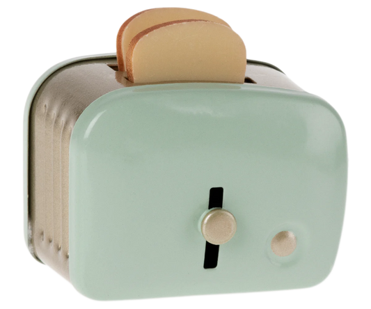 Maileg Miniature Toaster Mint | Dollhouse Accessories