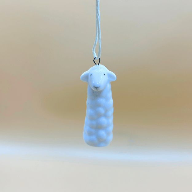 Sheep Porcelain Hanging Decoration