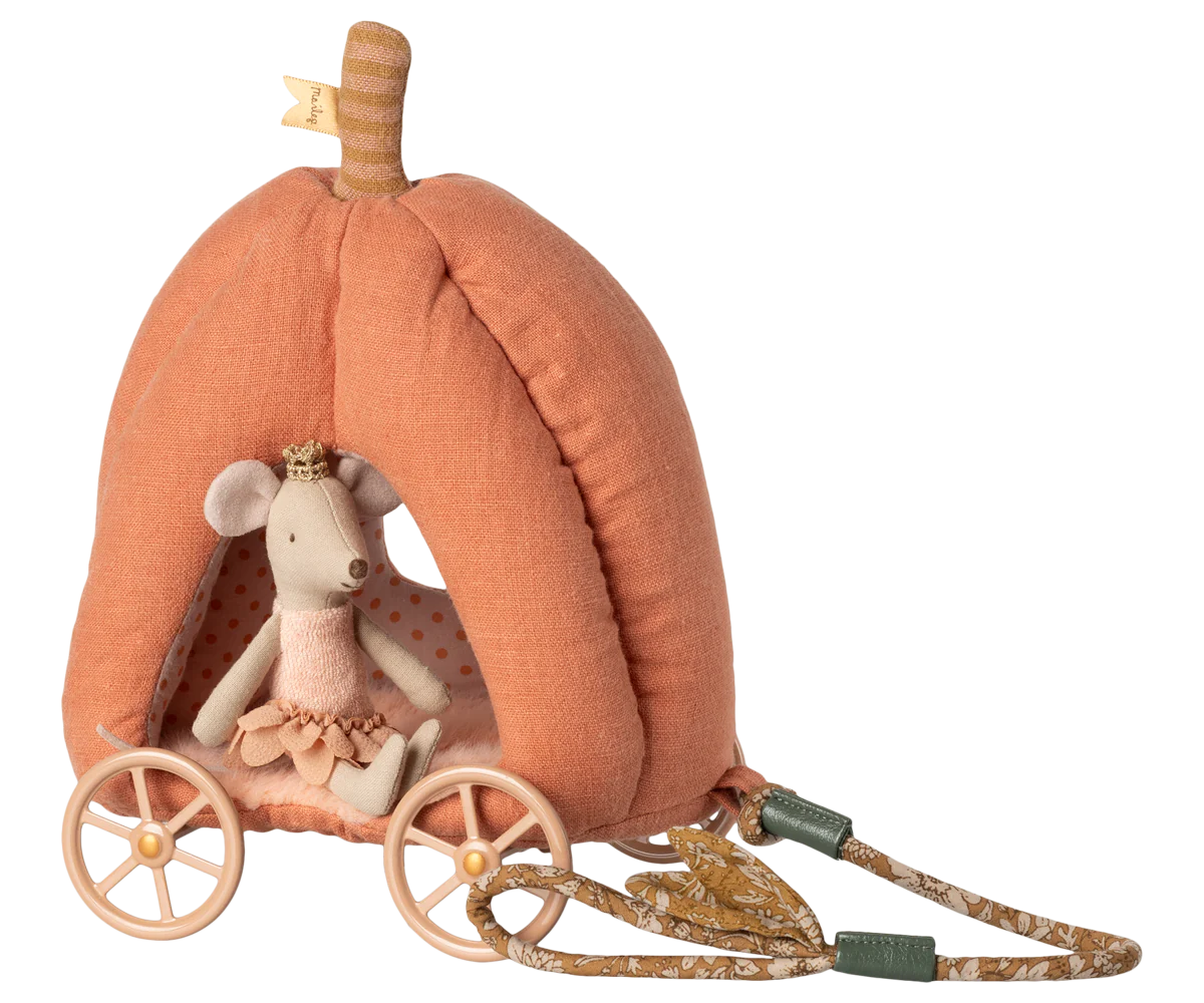 Pumpkin Carriage, Mouse | Maileg UK