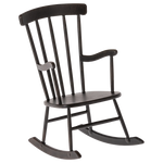 Maileg Rocking Chair Mini Anthracite | Dollhouse Accessories