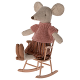 Maileg Pink Rocking Chair | Collectable Dollhouse Furniture