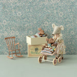 Maileg Pink Rocking Chair | Collectable Dollhouse Furniture