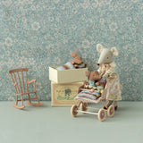 Maileg Pink Rocking Chair | Collectable Dollhouse Furniture