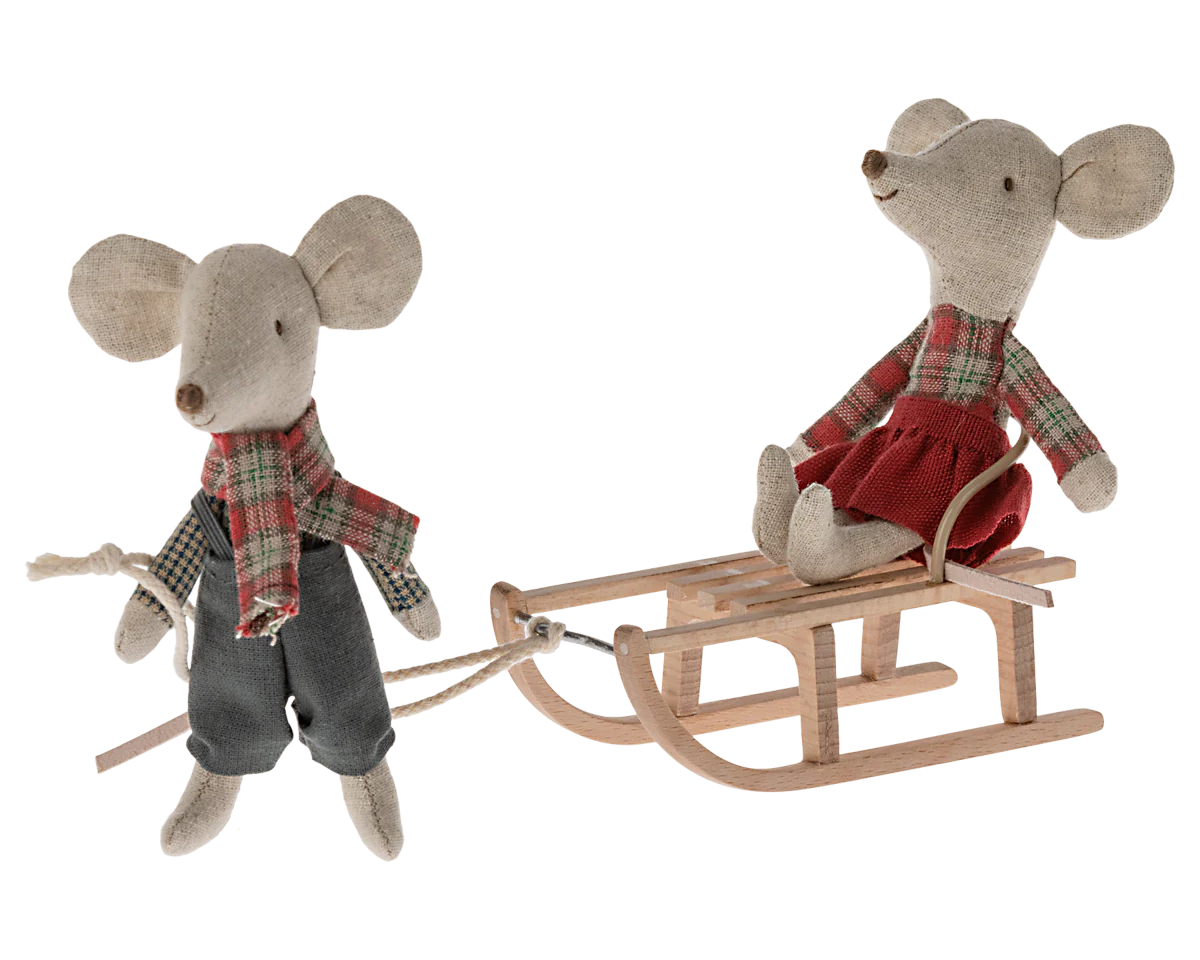 Maileg Sled, Mouse
