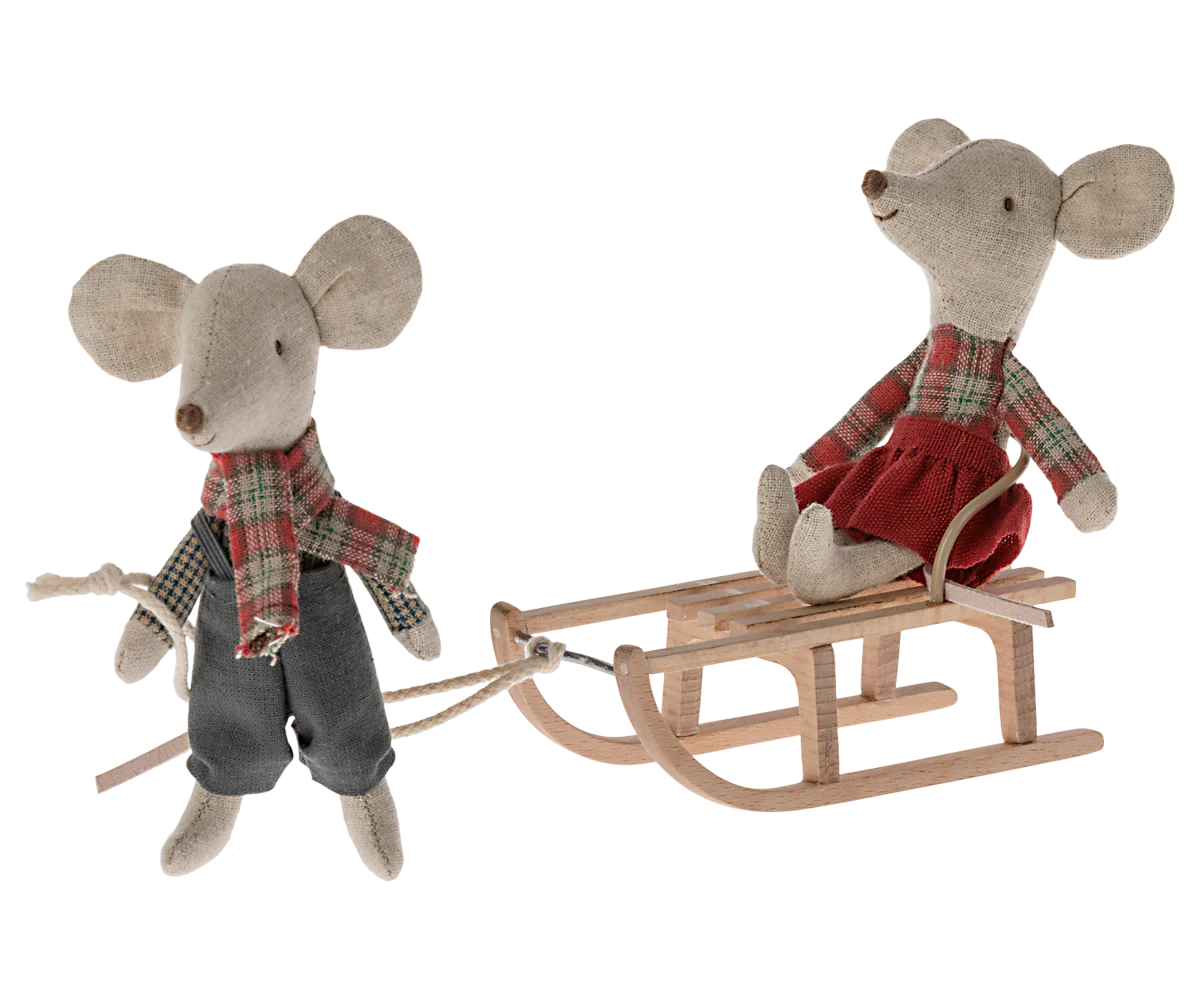 Maileg Sled, Mouse