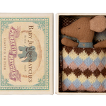 Sleepy Wakey Mouse in Matchbox - Blue | Maileg UK