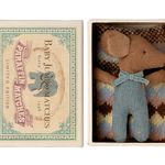 Sleepy Wakey Mouse in Matchbox - Blue | Maileg UK
