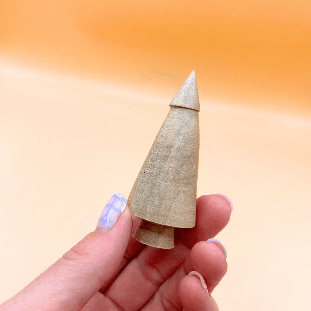 Small Turned Tree - Light Wood