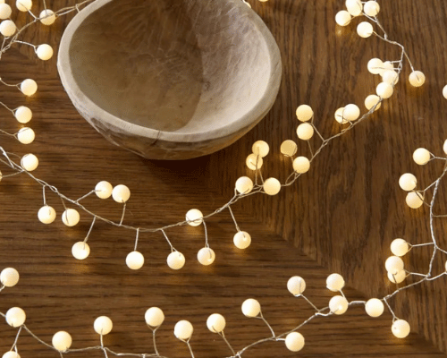 Snowberry String Lights in White | Fairy Lights