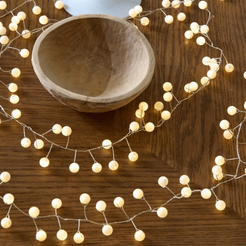 Snowberry String Lights in White | Indoor Outdoor Twinkles