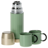 Maileg Thermos and cups - Mint | Dollhouse Miniatures