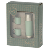 Maileg Thermos and cups - Mint | Dollhouse Miniatures