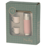 Maileg Miniature Pink Thermos and Cups | Collectable Dollhouse Miniatures