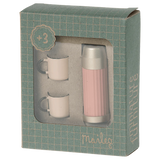Maileg Miniature Pink Thermos and Cups | Collectable Dollhouse Miniatures