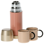 Maileg Miniature Pink Thermos and Cups | Collectable Dollhouse Miniatures