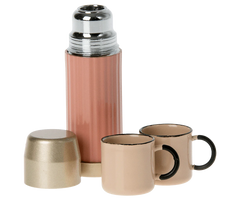 Maileg Miniature Pink Thermos and Cups | Collectable Dollhouse Miniatures