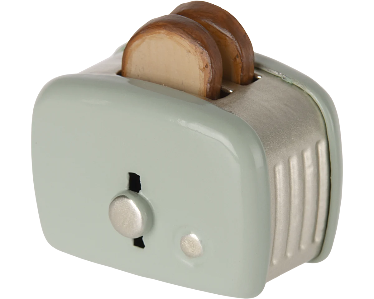 Maileg Miniature Toaster in Mint | Collectable Dollhouse Miniatures