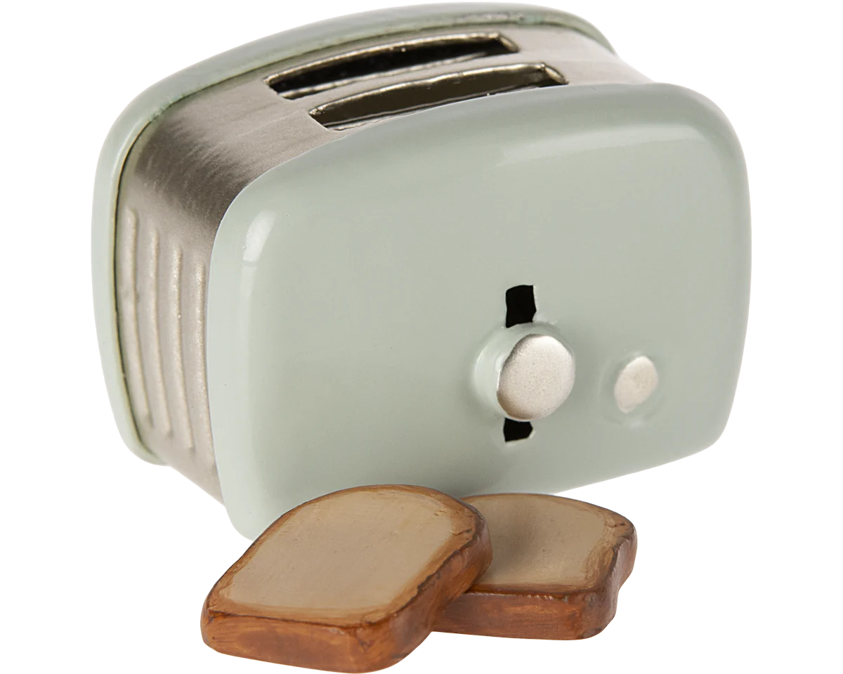 Maileg Miniature Toaster in Mint | Collectable Dollhouse Miniatures